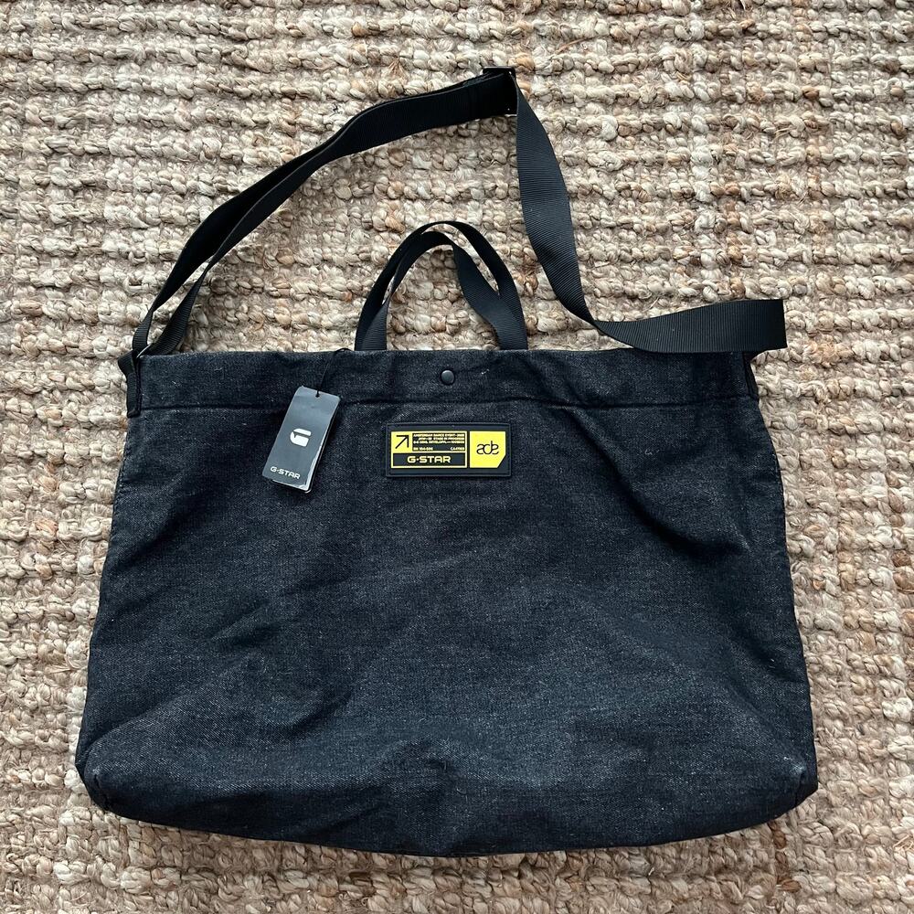 G-Star RAW x ADE 2025 Amsterdam Dance Event Denim Tote Crossbody Bag NWT